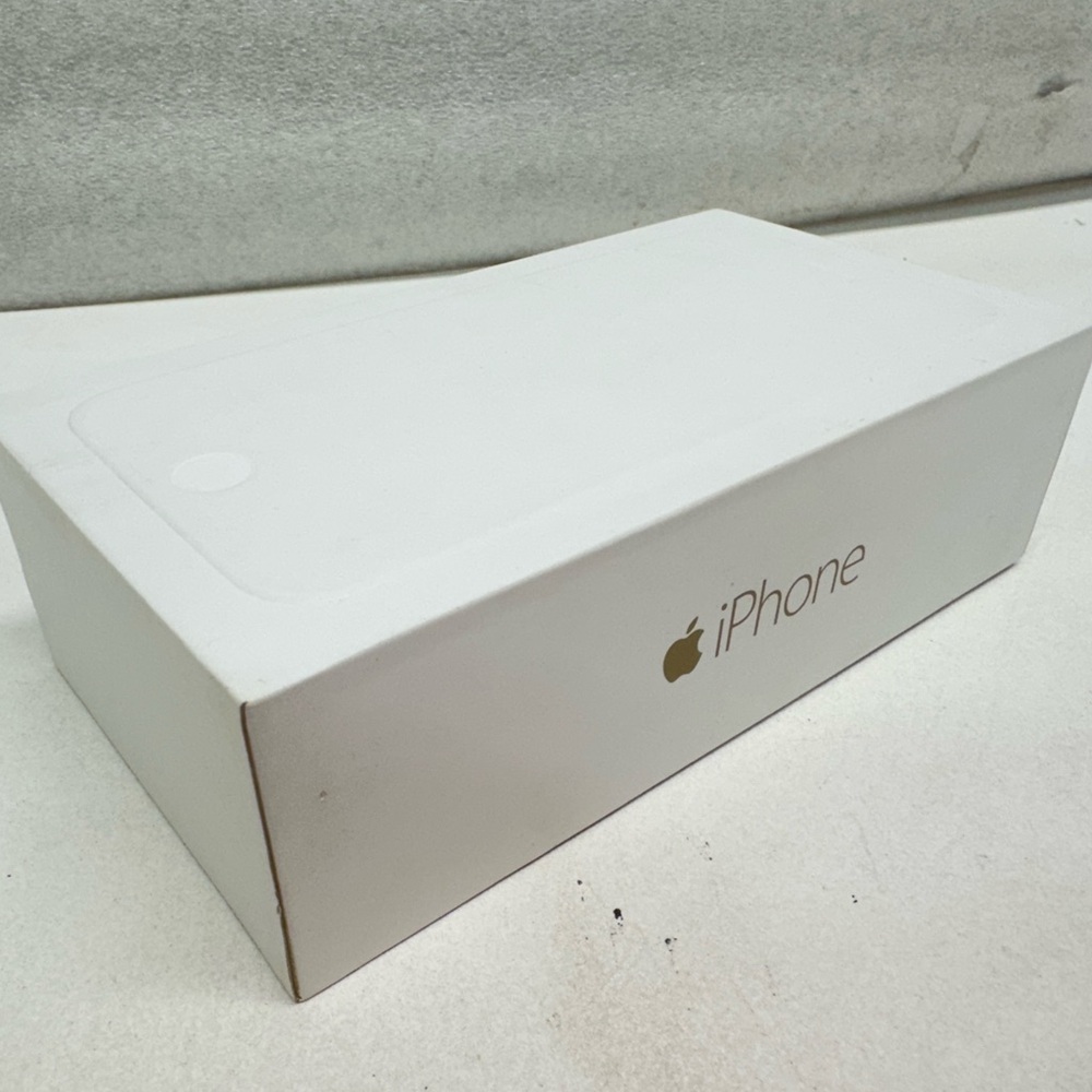 BOX ONLY Apple iPhone 6 in Gold 64Gb w/papers and stickers inside